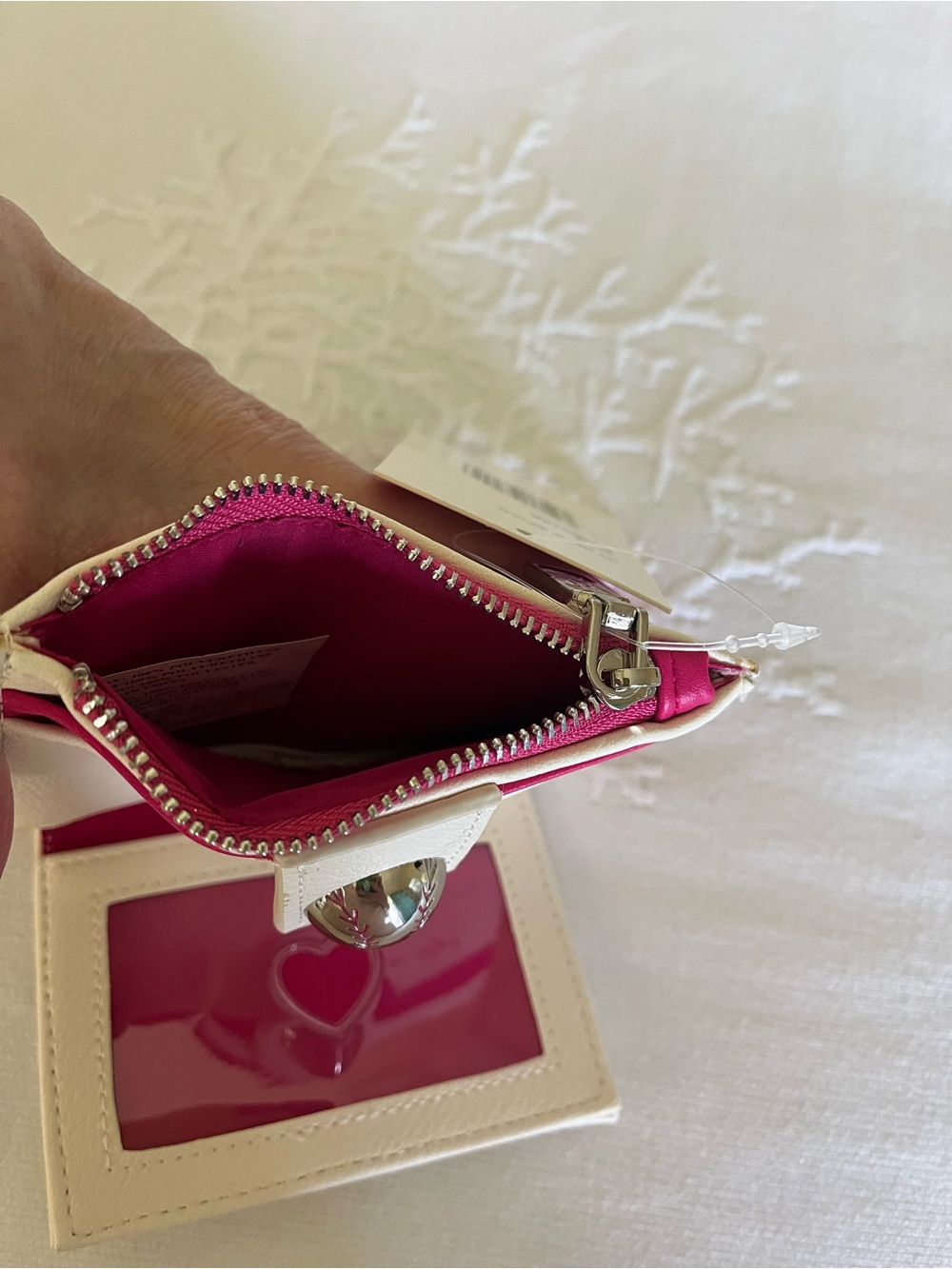 Betsey Johnson Baseball Themed Women's Bifold Wallet - Picture 5 of 5